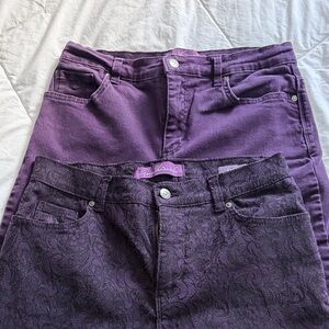 Two pair Lori Vanderbilt size 8 jeans